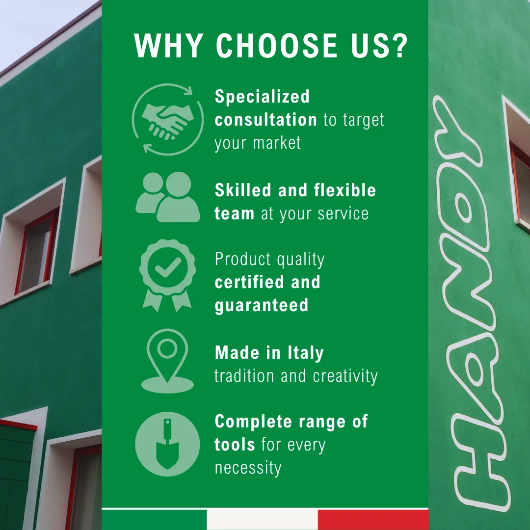 Professional quality Italian production high strength steel aerator 32 tines for garden care