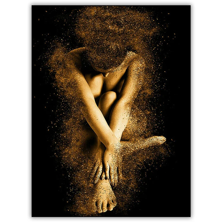 
Wholesale Full Square Round Drill nude paintings sexy girl painting for wall Artwork home decor 5D Diy diamond paintings 