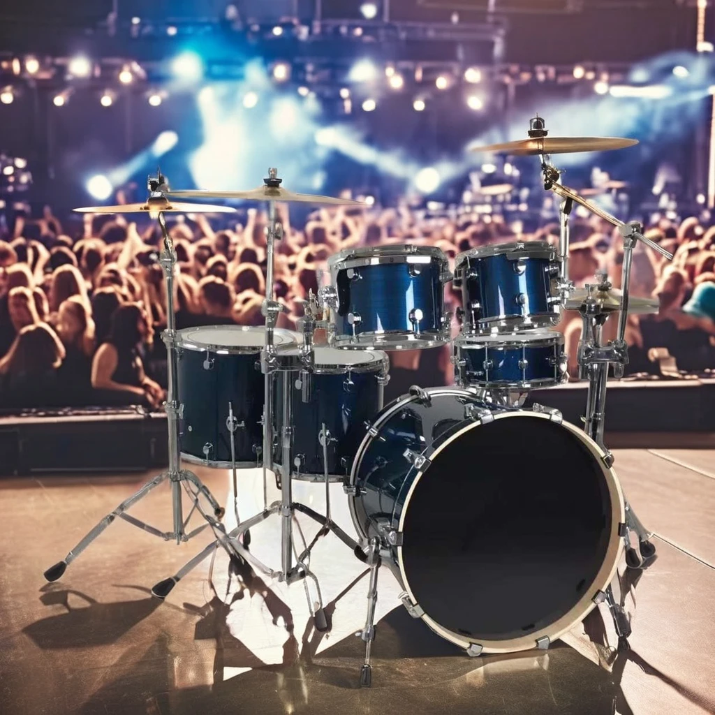 Professional 5-Piece Full Size Jazz Drum Set Wholesale Musical Instrument Kits with Steel and Maple Drum Chambers