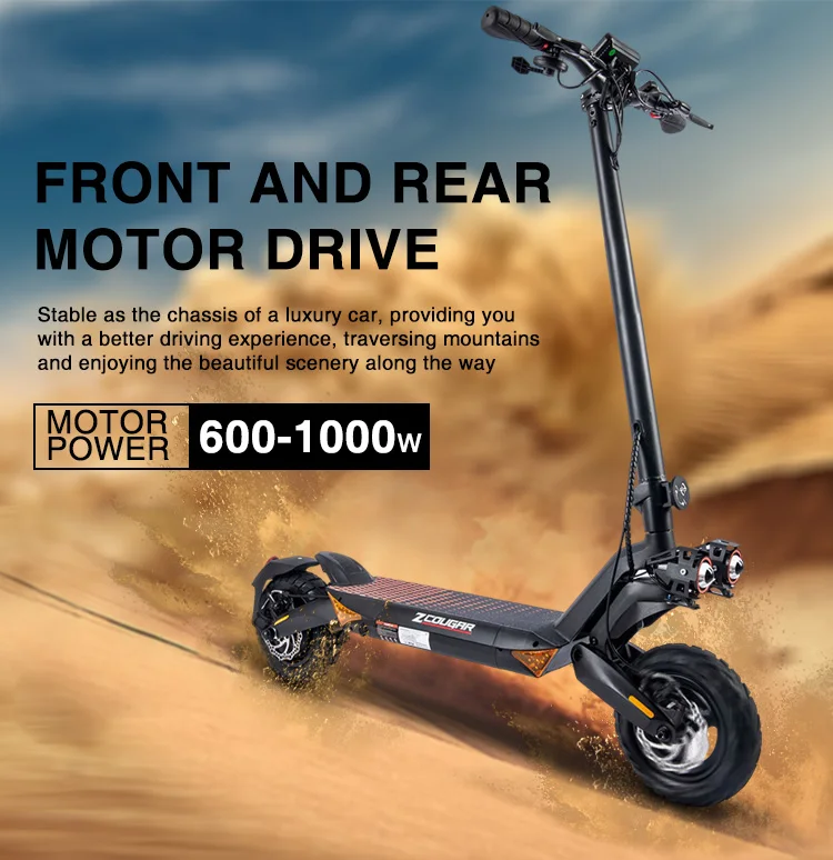 10 Inch Folding High-Speed Off-Road  Adult E-scooter Upgrade Waterproof 48V 800W 45km/h electric motorcycles