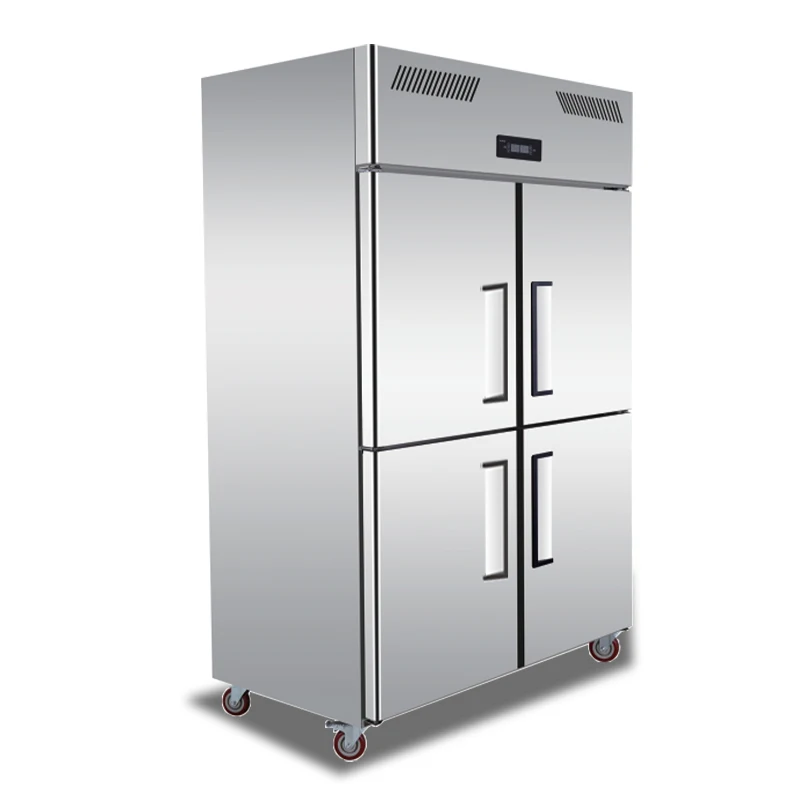 Luxury four door single temperature cabinet frozen and refrigerated  convertible inner tank all open