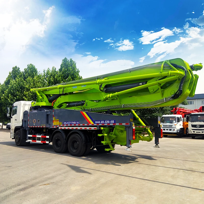 Truck Mounted Concrete Pump 50M Concrete Pumper Machinery