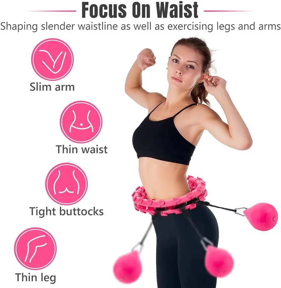 Best-Selling Weight Detachablehoola Hoop Adult Fitness Weight Loss Plastic Hoola Hoop Smarthoola Hoop