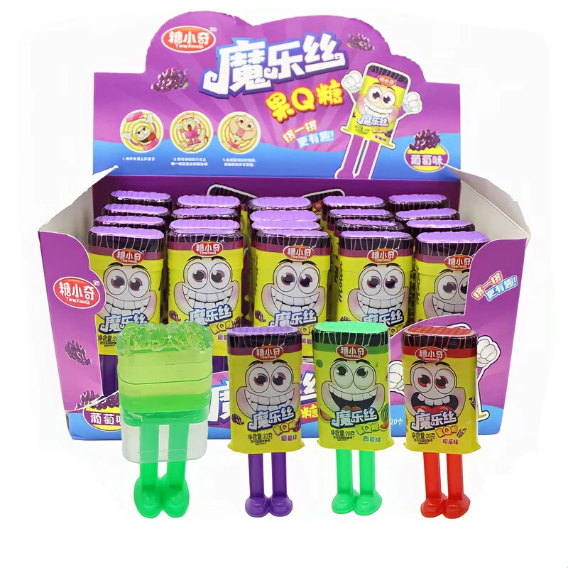 Wholesale Fruit Gummy Fruit candy Lollipop Candy Toy Magic Candy 20g