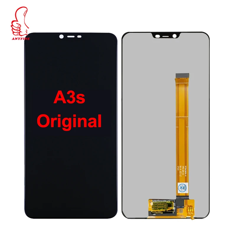 For oppo lcd for oppo a3 lcd For oppo a3s display Pantalla with Digitizer Assembly Repair lcd a3s