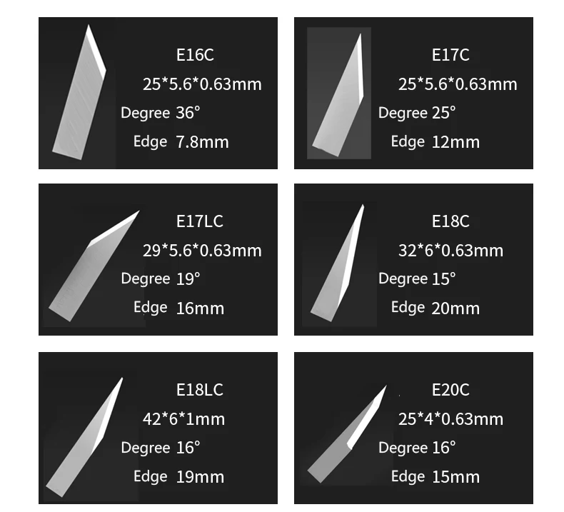 Tungsten Steel Zund Z51 Z10 Flat Stock Drag Blade For Cad Cutting Knife