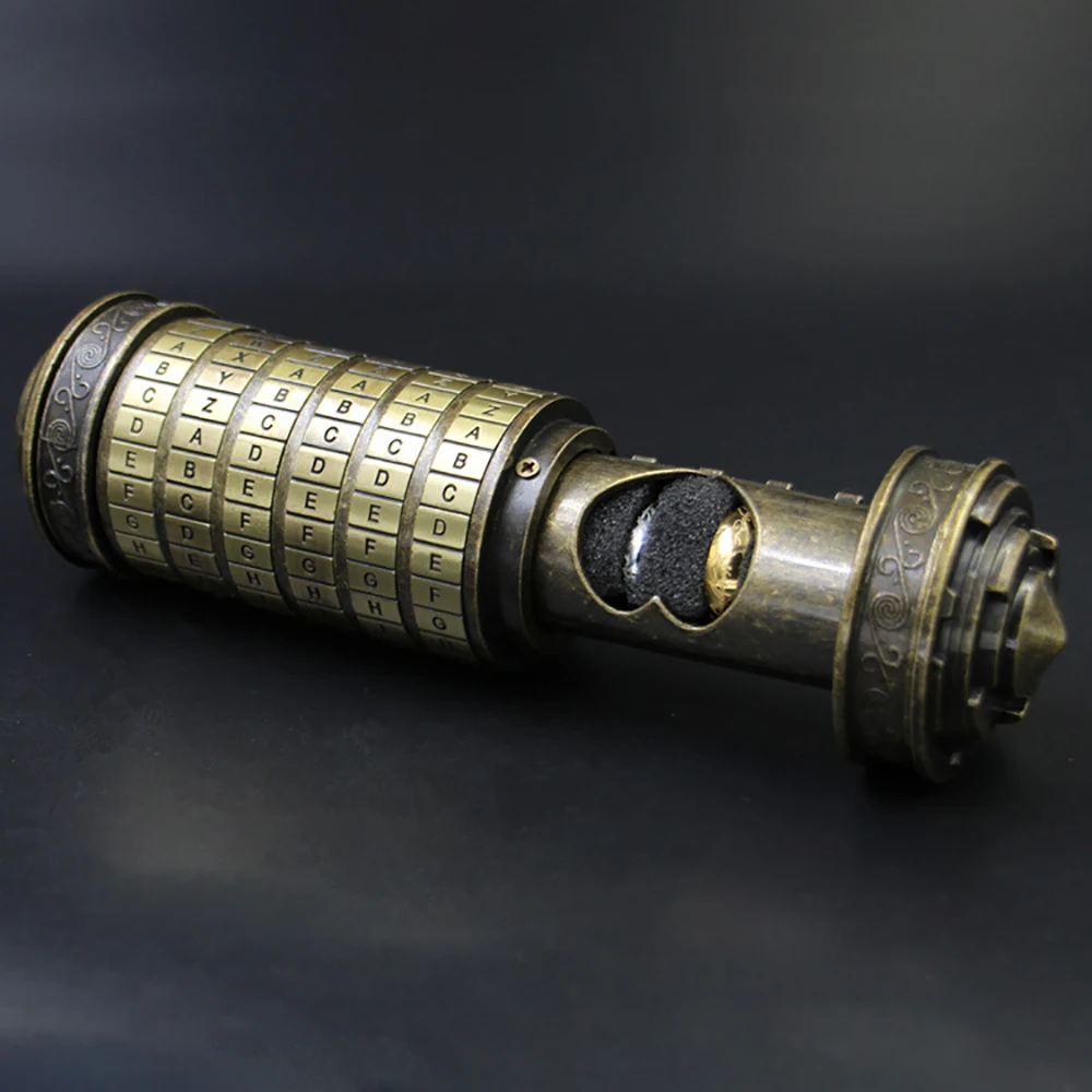 
Educational Toys Metal Cryptex Locks Gift Ideas Code Lock To Marry Lover Escape Chamber Props 