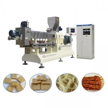 Full Automatic TVP soya protein production line Vegan Food machine Soy Protein chunks meat manufacturing extruder machine