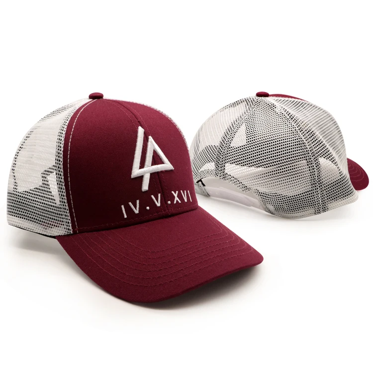 High quality cap embroidery custom logo summer hats trucker hat