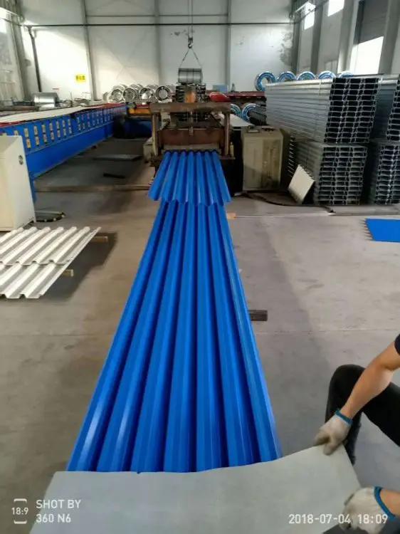 Metal deck 18-76-836,the thickness is 0.3mm-0.8mm  Galvanized corrugated sheet, galvanized steel sheet