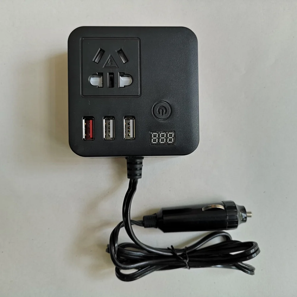 
Multifunctional 100W DC to AC Power Inverter for Car 