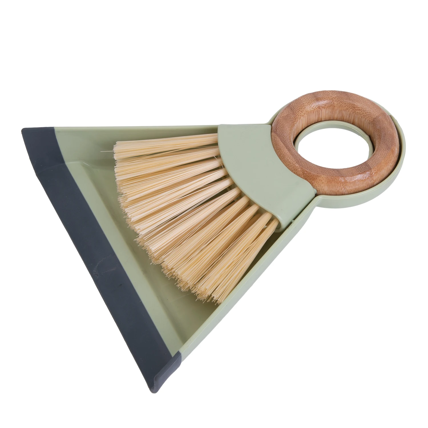Desktop Sweep Broom and Dustpan with Bamboo handle