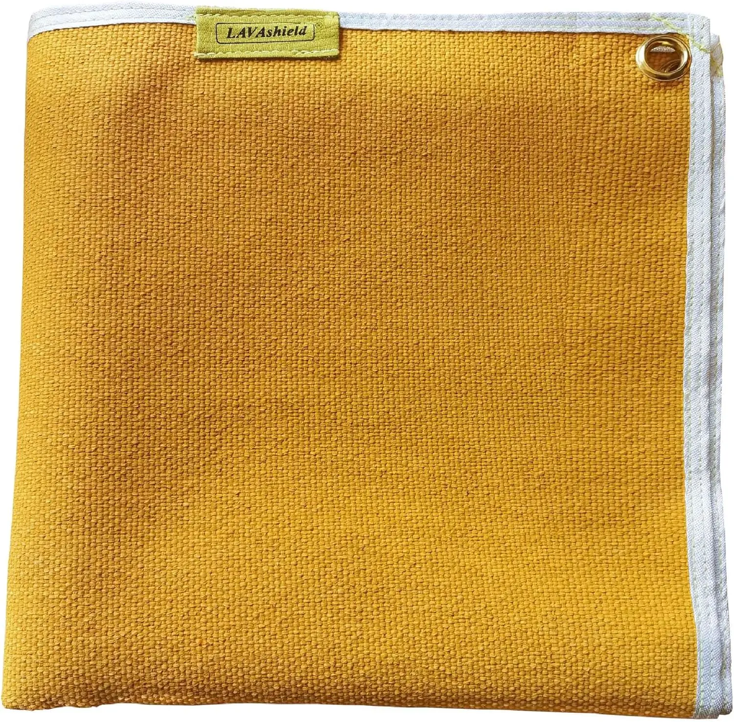 Heavy duty Fireproof and Heat Resistant Gold neoprene coated  Fibreglass fire welding blanket for Welding Industry