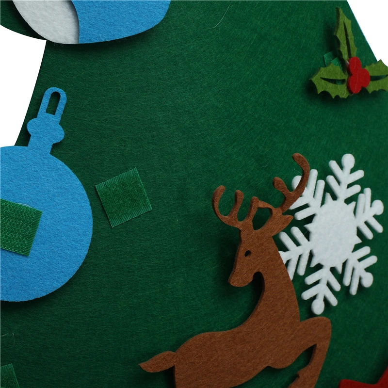 Войлочная Рождественская елка «сделай сам», рождественские украшения, увеличение детского суждения, логическое мышление и развитие интеллекта