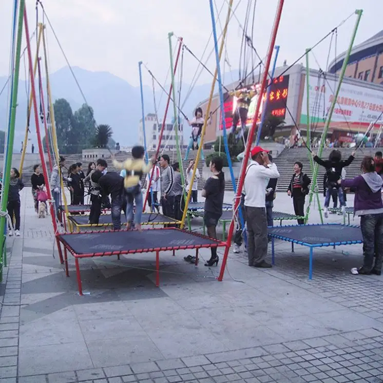 3D Max Hand Winch Single Bungee Jumping For Kids And Adults Bungee Trampolines Outdoor Jump Fitness Children Sling  Trampoline