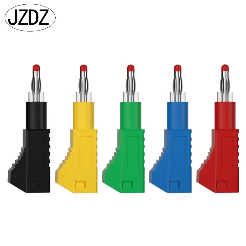 JZDZ J.10043 High-quality 4mm safe telescopic high-pressure banana plug can be superimposed