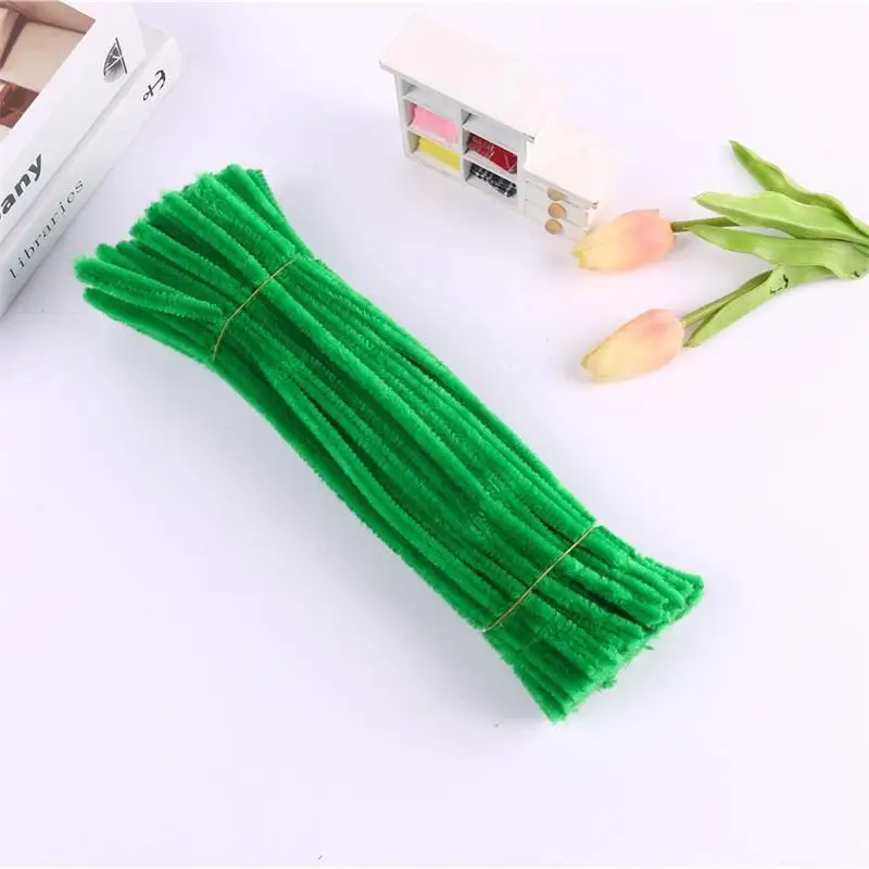 Wholesale High Quality Sell Diy Colorful Chenille Handcraft Craft Pipe Cleaners Crafts Handmade Diy Supplies For Kids