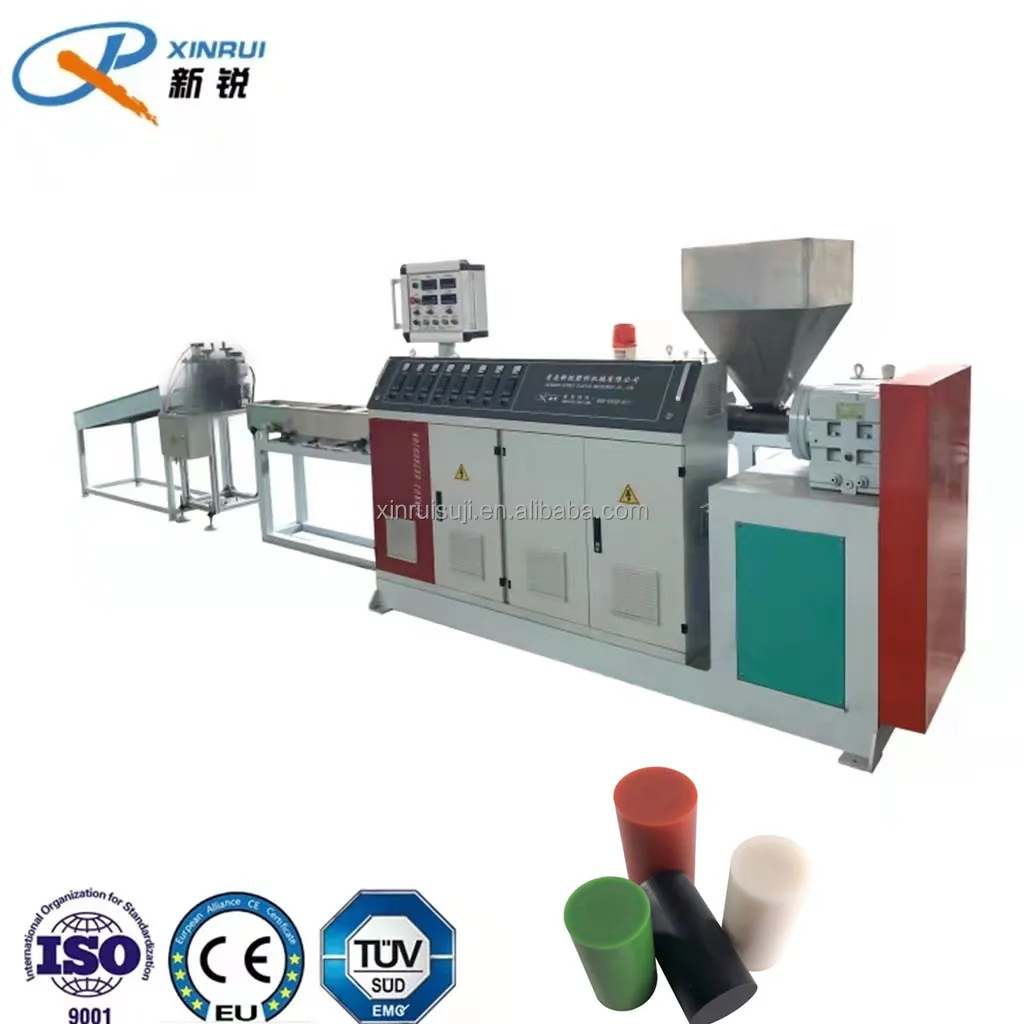 Engineering Plastic Polypropylene Polyethylene PP PE Rod Making Machine