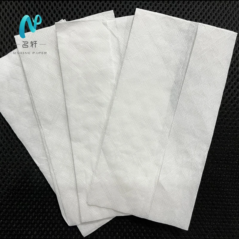 MingXuan Custom premium dinner napkin  paper bar napkins for restaurant  Tall Fold Paper Napkins