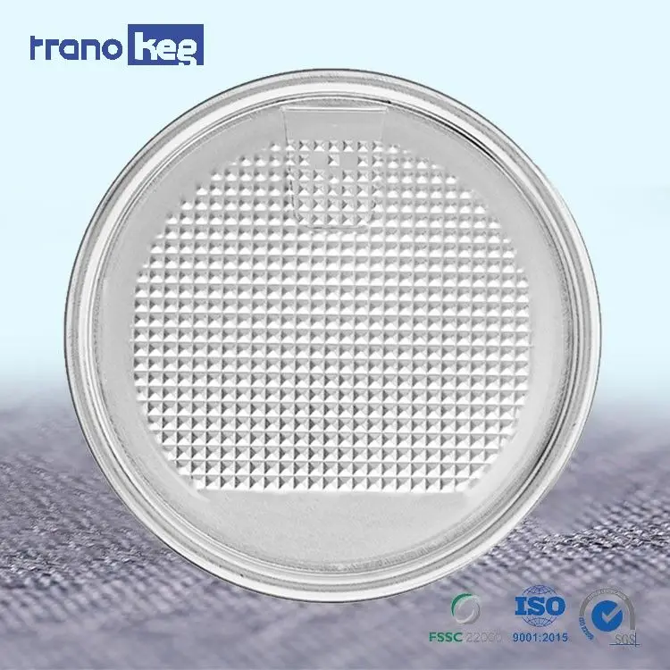 POE 202 206 209 211 300 303 305 307 Peel Off Foil Seal Lids Easy Open End Aluminum Peel Off Lid