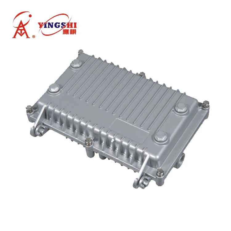 ISO Certificated 210*130*60mm Waterproof Aluminum CATV Outdoor Amplifier Enclosure