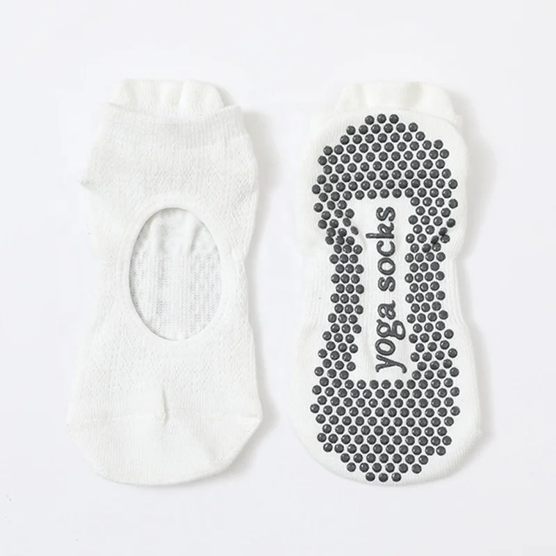 Professional Fashion Yoga Socks New Rubber Soles Non-Slip Breathable Anti-Friction Multi-Color Options Yoga Socks For Women
