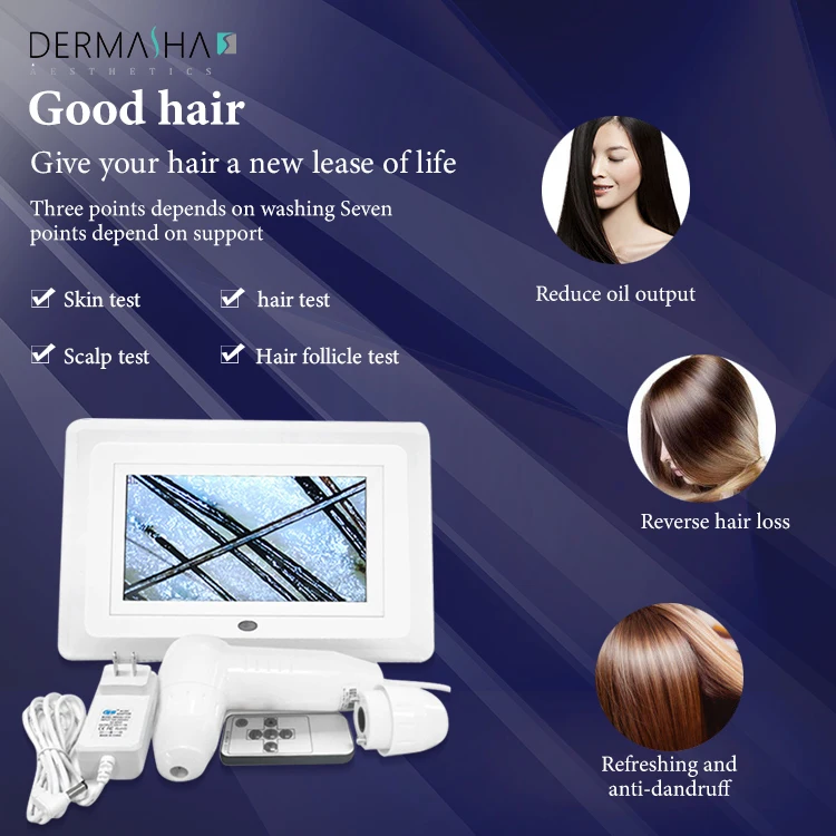 Wholesale price hair and scalp analysis machine 3D Smart Beauty Apparatus Hair Facial Skin Test Skin Analyzer
