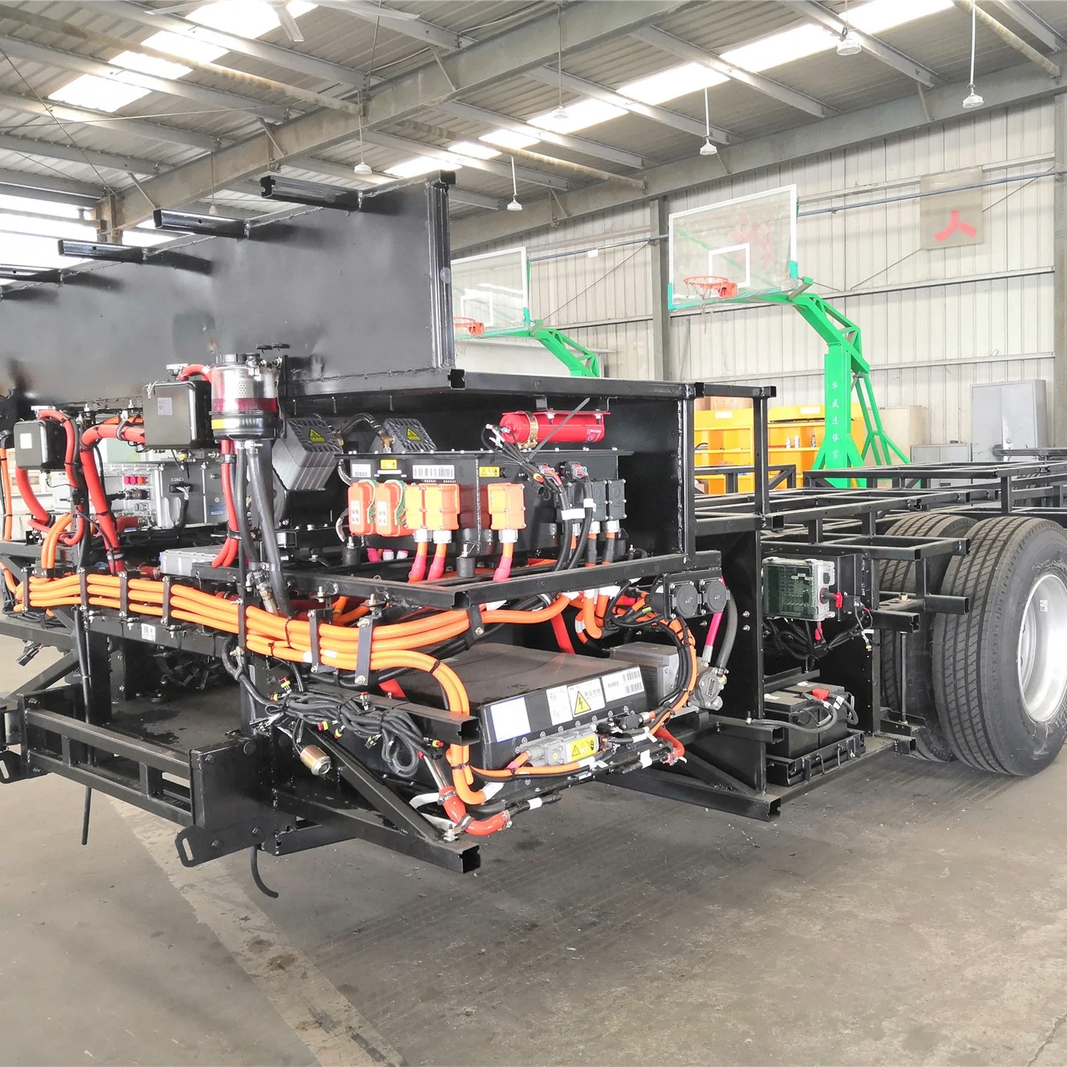China 9m Electric Bus Chassis 1200kwh Bus Frame Parts Accessories Chassis for Sale