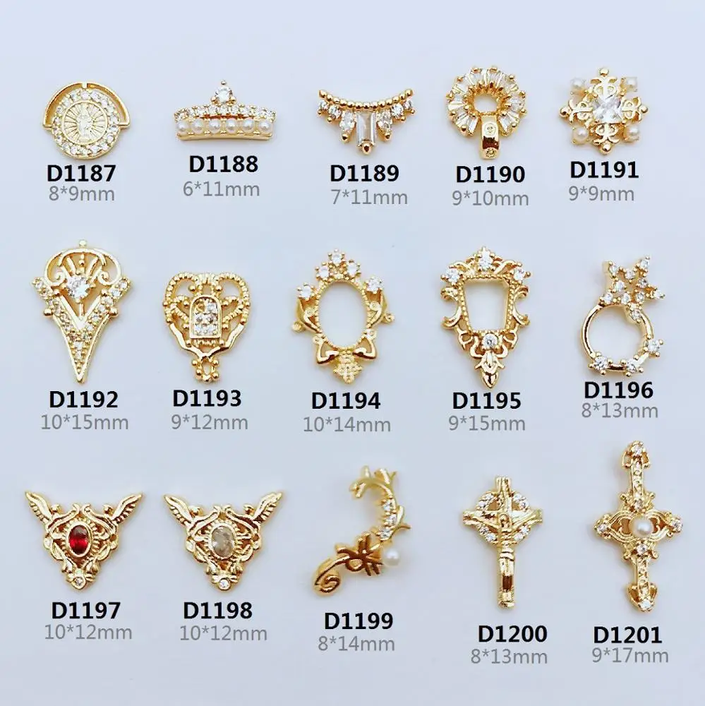 Nail Art Jewelry Alloy Zircon Diamond Nail Art Zircon Charms