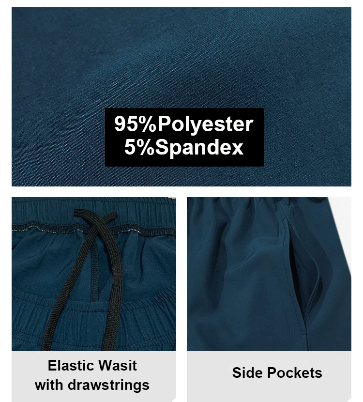 Simple Solid Gym Running Body building Fitness Mens Shorts