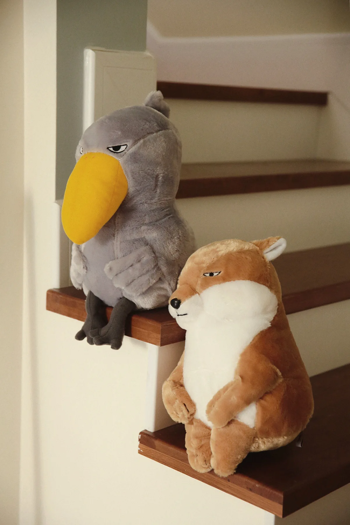 Creative custom Japan stuffed soft doll sitting toucan doll tibetan fox plush toy