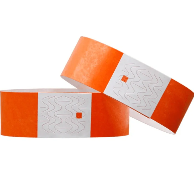 Изготовленный на заказ Tyvek прочный RFID одноразовый браслет умный с логотипом напечатанный тег