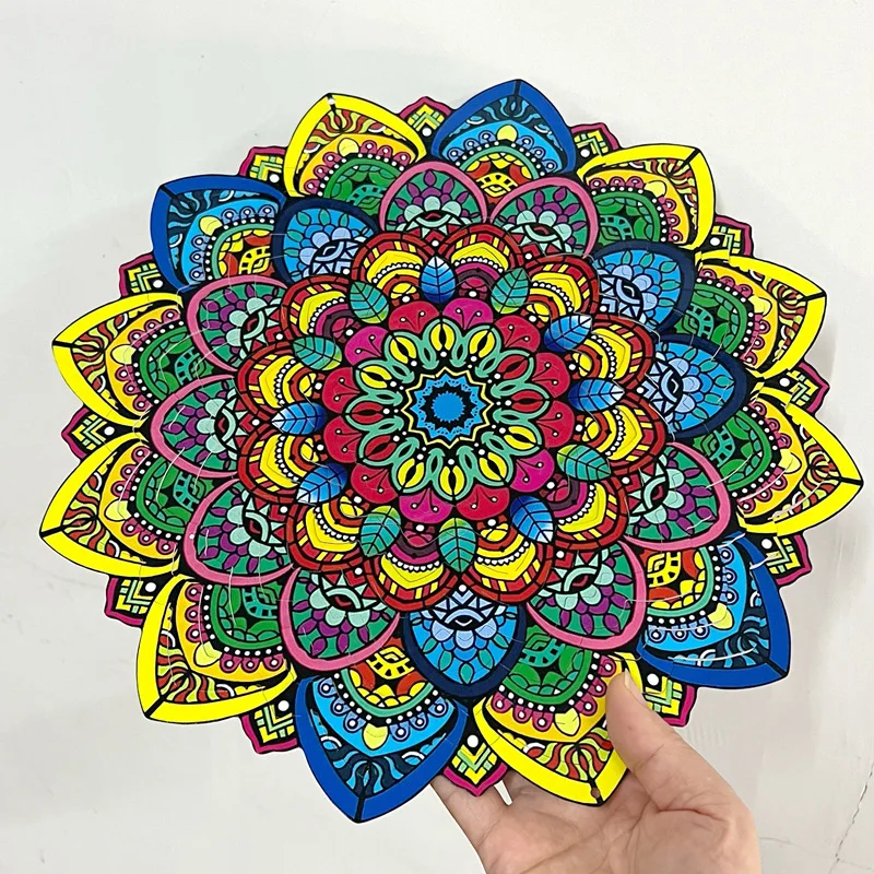 Metal 3D Mandala Spiral Wind Chimes Garden Pendant Art Windmill Chakra Yoga Meditation Yard Crafts Hanging Decoration