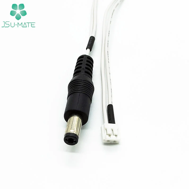 Плоская Лента Stright/угол DC5521/5521/47517/4017/3511/35135 DC Barrel Jack к JST 2 Pin Cable Power