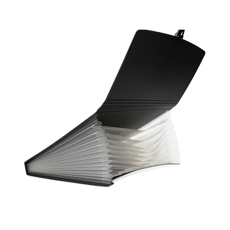 12-pocket accordion multi-layer file folder, color and waterproof A4 size file folder