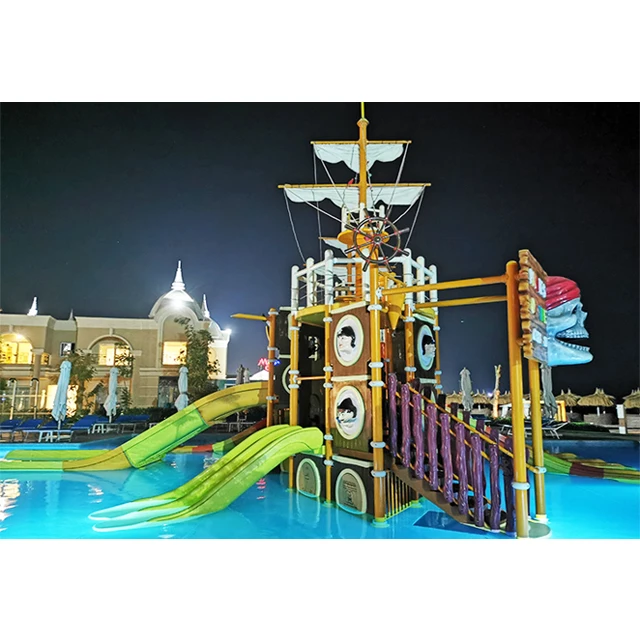 COWBOY pirate boat theme children playground equipment water park