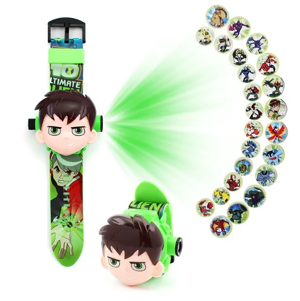 Custom Christmas gifts children cartoon digital wrist watch for kids lights up music spiderman paw glowing 3d toy watch