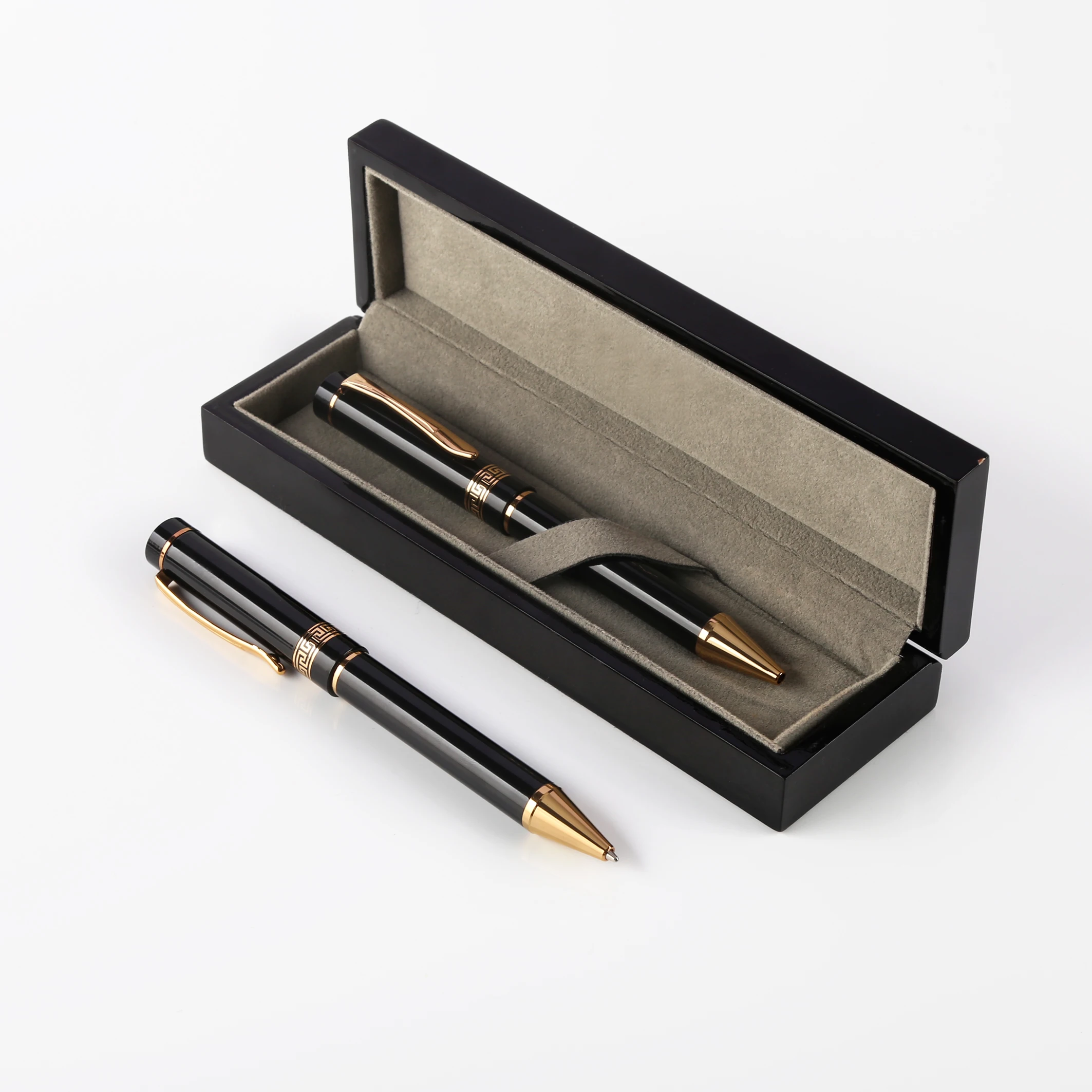 TTX Elegant Aluminum Luxury Heavy Calligraphy Gift Ball Point Pen With Custom Logo Printing And Engraving Advertising Metal Pen