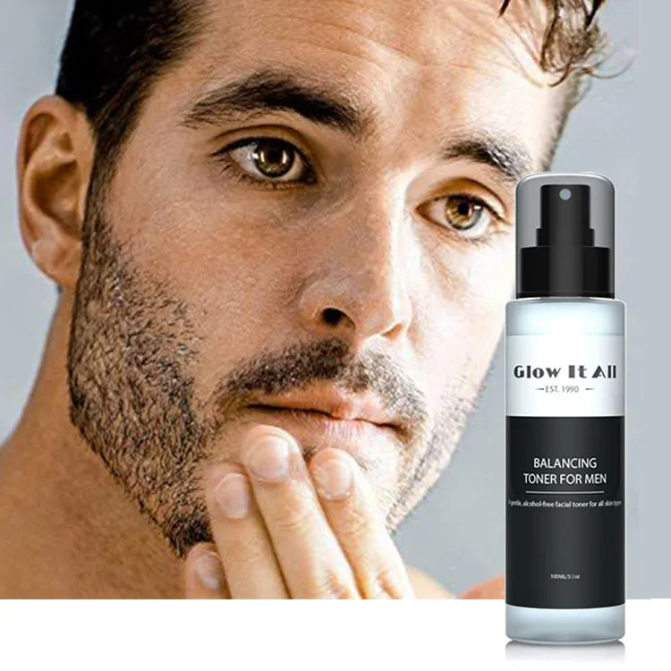 Private Label Oil Control Vitamin Whitening Facial Toner Men Skincare Balancing Skin Toner Natural Skin Care Organic Face Toner