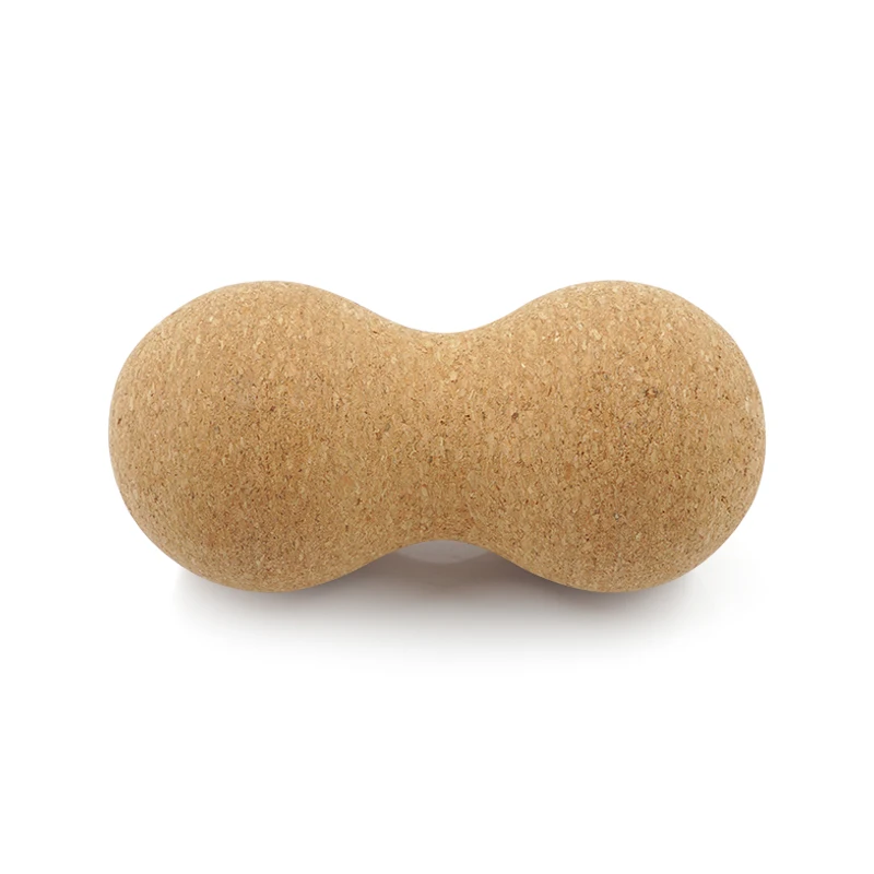 Hot ales manufacture cork massage balls eco-friendly 63mm yoga massage ball