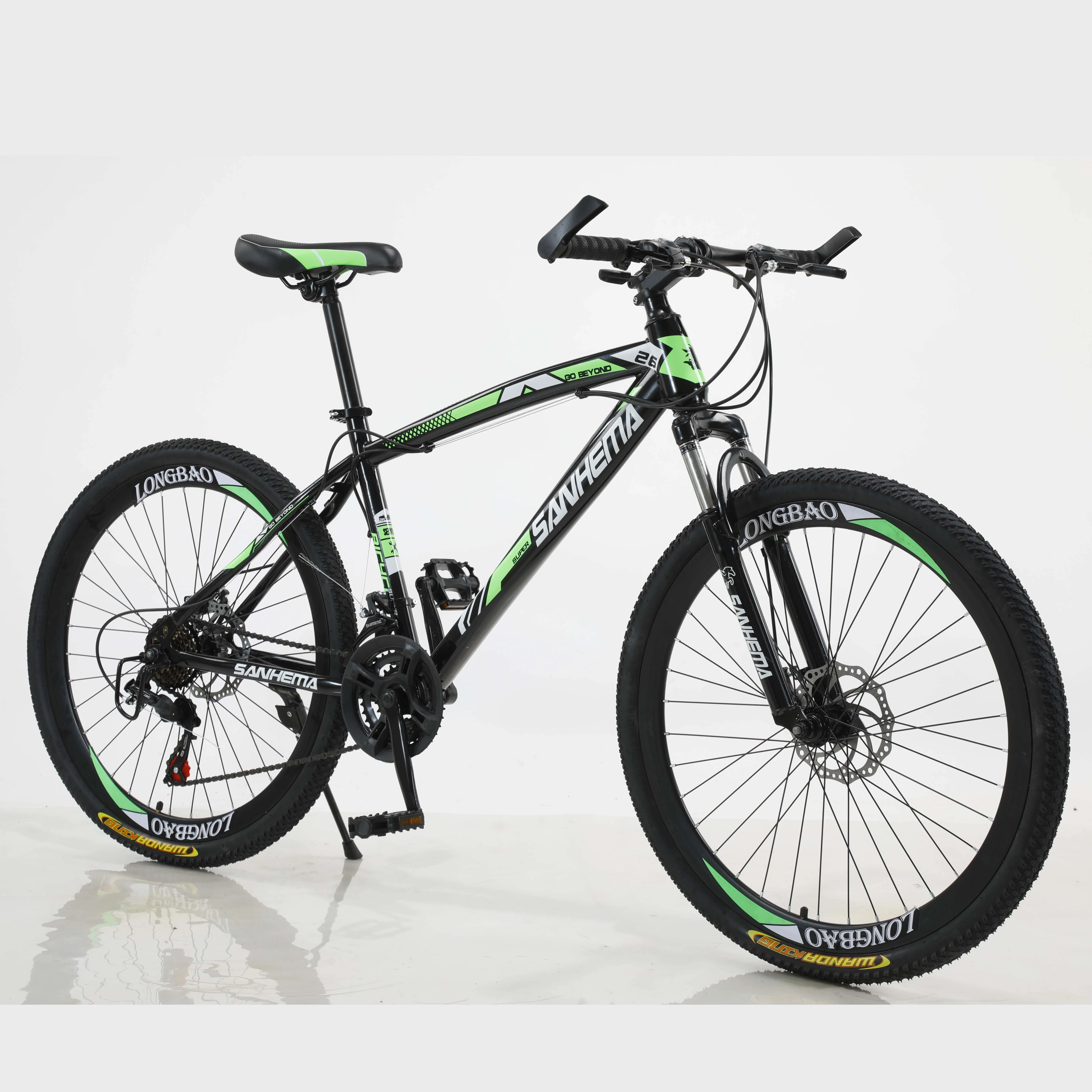 24 26 27.5 Inch 21 Speed Disc Brake Folding Steel Mountain Bike 24 Hour Manufacturer Warranty