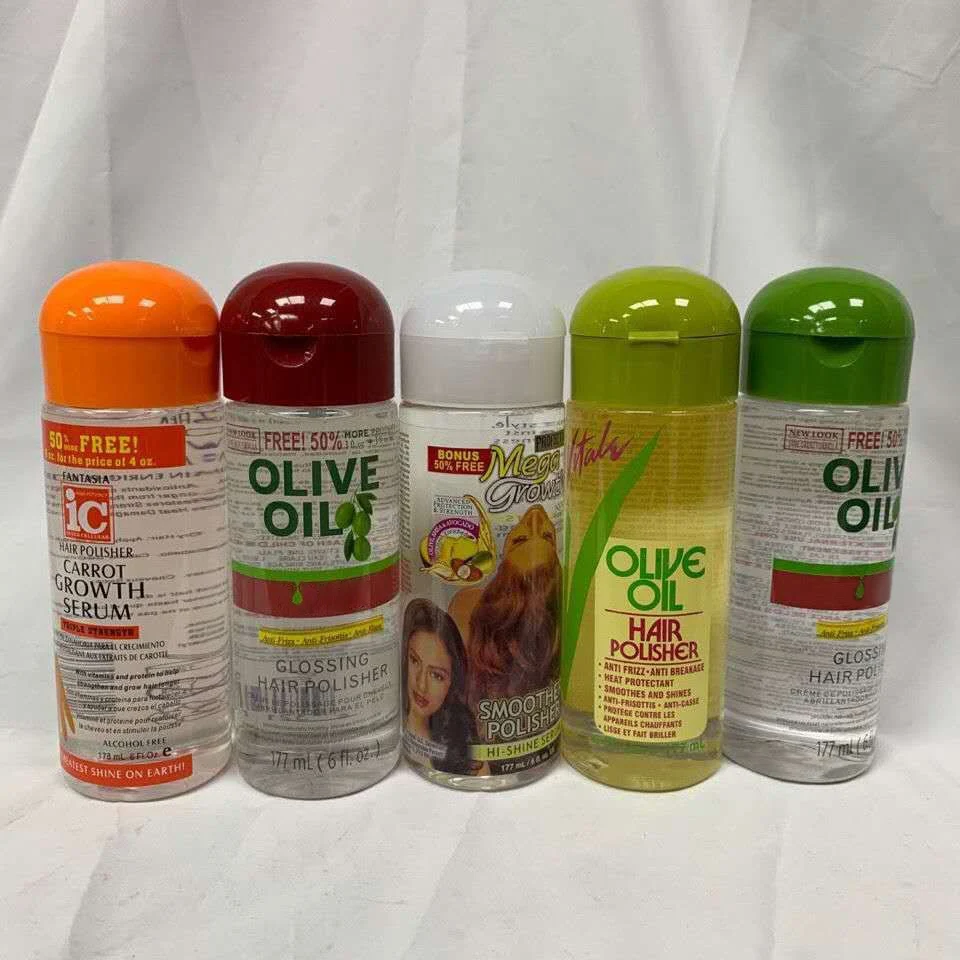 Olive Oil Hair Polish Hair Serum Healthy Shine Curly Control Anti-Frizz Smoothing Moisturizing hair treatment oil 177ml