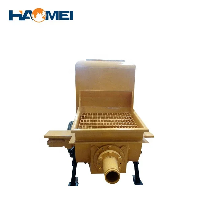 Buy New Small Portable Concrete Pump Line Hydraulic Remote Control 30-90m3 Algeria California