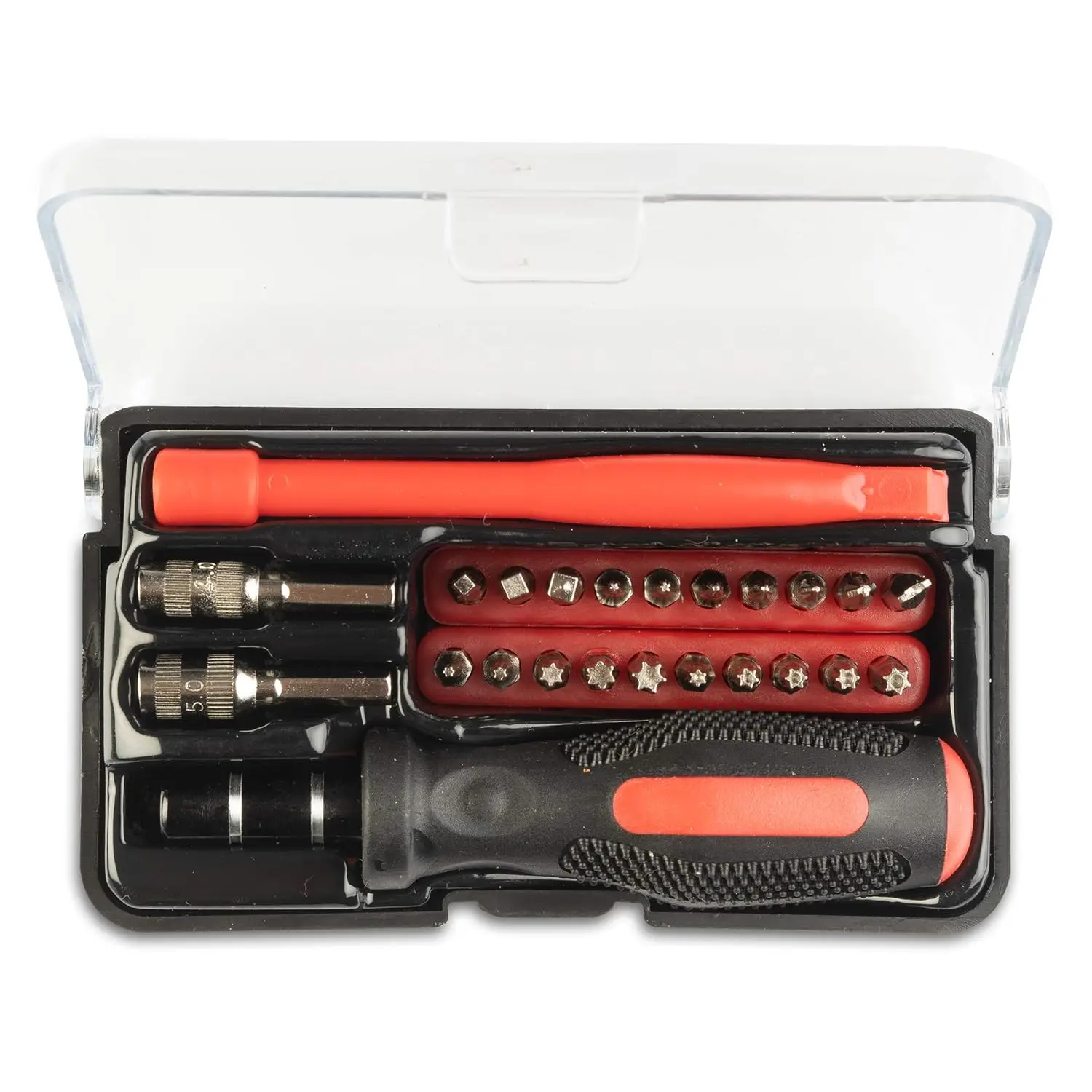 Professional-Grade Home Hand Tool Kit Chrome Vanadium Steel Screwdriver and Bit Set with Carry Box- 151 Pieces from India