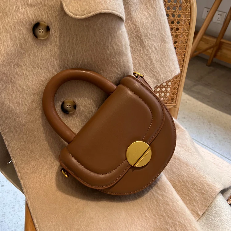 Casual genuine leather panda handbags female shoulder bag women phone bag crossbody
