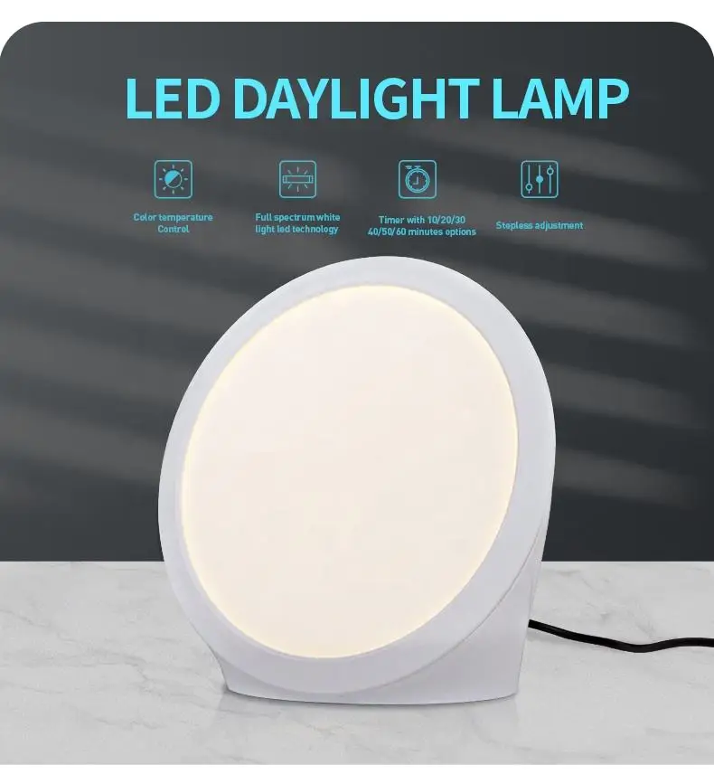 2024 new hot selling light therapy to adjust the mood to relieve anxiety INS stylesad lamp led light therapy