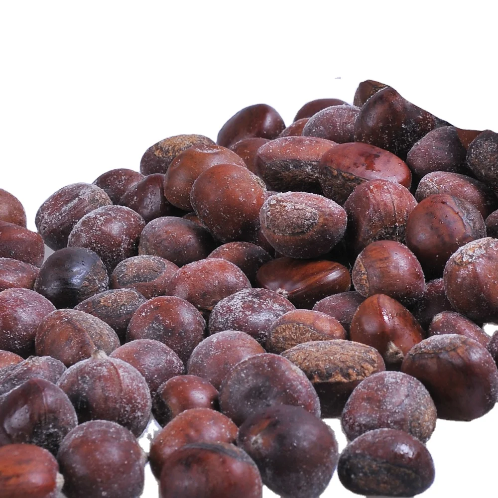 Жареный каштан в скорлупе замороженные