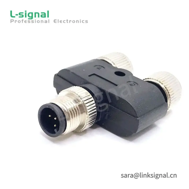 A Code M12 5 Pins Circular Sensor Splitter Connector M12 Adapter 5 Pin for Sale