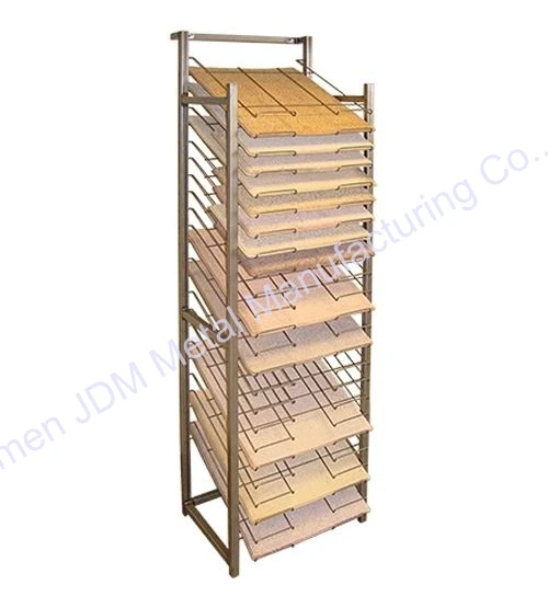Customize Retail Metal Racking Adjustable Rack Ceramic Tile Display Stand Racks Shelves