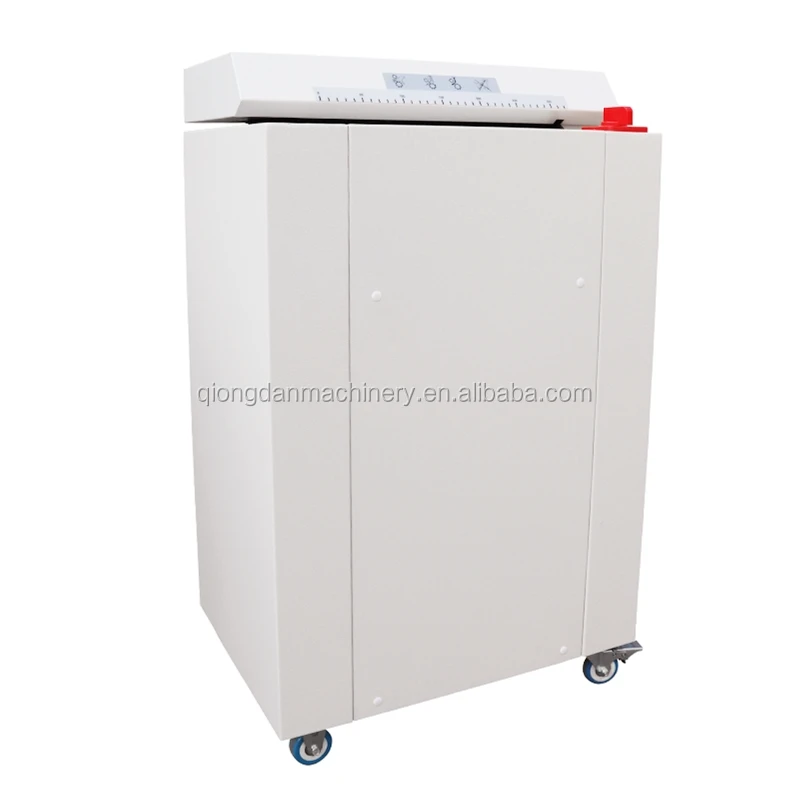 Waste recycling corrugated cardboard carton box cross cut shredder paper shredding cutting machine price on sale